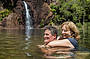 Taking a dip in Wangi Falls waterhole